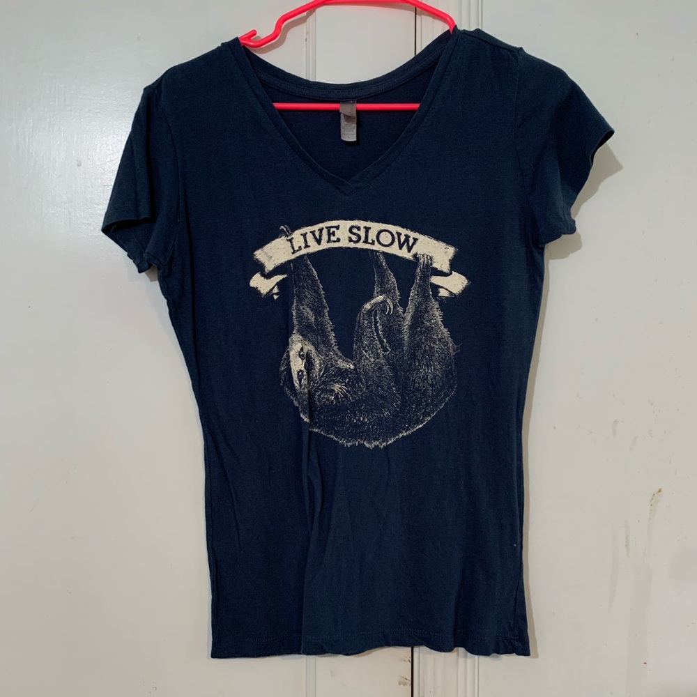 Blue Sloth Graphic Tee